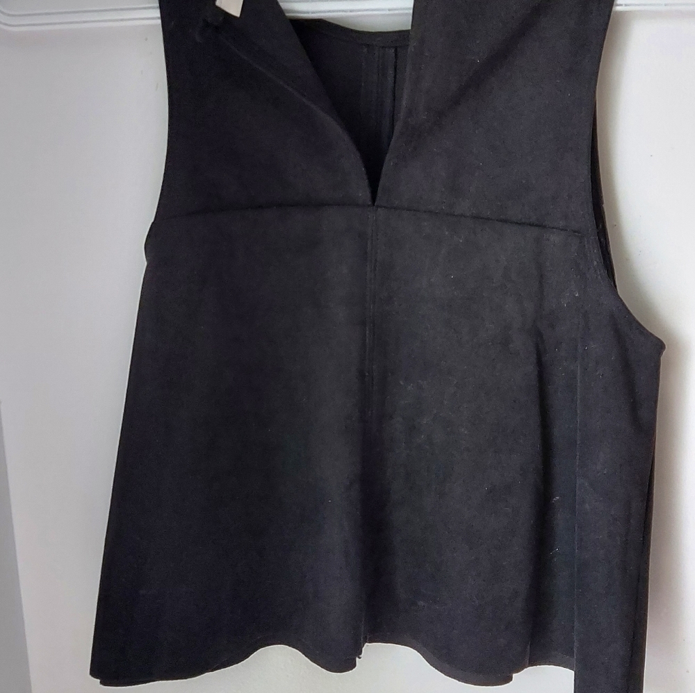 WILFRED faux suede tank